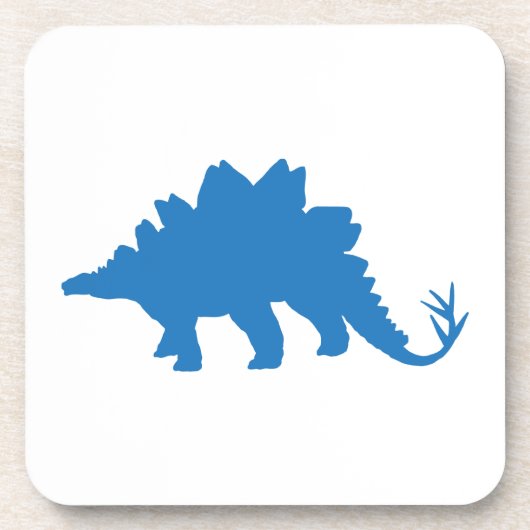 Blue Dinosaurier Getränkeuntersetzer (Vorderseite)