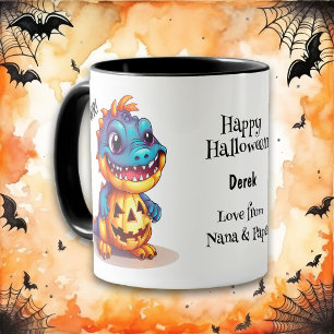 Blue Dinosaurier Jack "Lantern Halloween Kids Tasse
