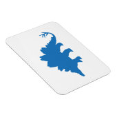 Blue Dinosaurier Magnet (Rechte Seite)