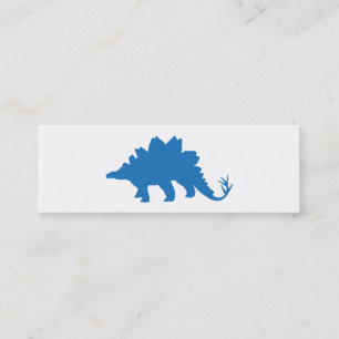 Blue Dinosaurier Mini Visitenkarte
