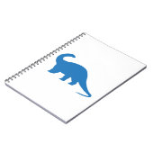 Blue Dinosaurier Notizblock (Linke Seite)
