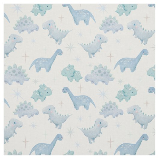 Blue Dinosaurier Pattern Boys Stoff (Muster)
