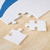 Blue Dinosaurier Puzzle (Seite)