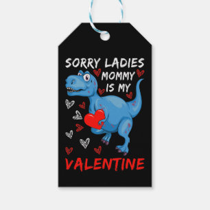 Blue Dinosaurier Sorry Ladys Mommy ist mein Valent Geschenkanhänger