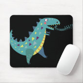 Blue Dinosaurier T Rex Ba Mousepad (Mit Mouse)