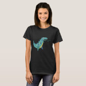 Blue Dinosaurier T Rex Ba T-Shirt (Vorne ganz)