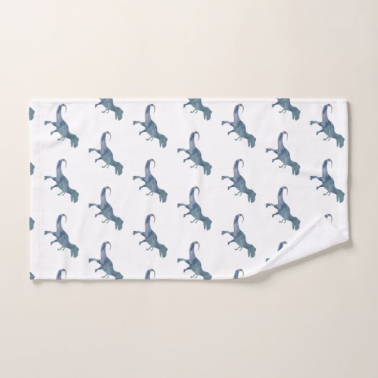 Blue Dinosaurier Trex Badetuch Set (Handtuch)