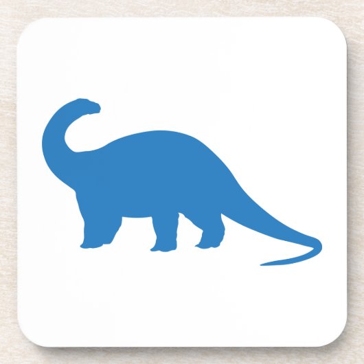 Blue Dinosaurier Untersetzer (Vorderseite)