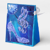 Blue Disco Ball und Sparkone Heelses Gefallen Box Geschenkschachtel (Rückseite)