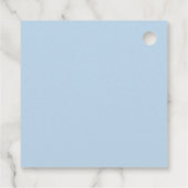 Blue Disco Cowgirl Rodeo Geschenkanhänger (Rückseite)