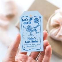 Blue Disco Rodeo Cowgirl Bachelorette