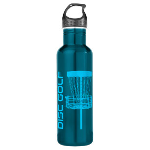 Blue Disk Golf Basket Water Flasche Edelstahlflasche