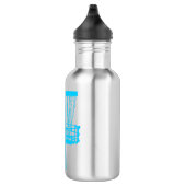 Blue Disk Golf Basket Water Flasche Edelstahlflasche (Rechts)