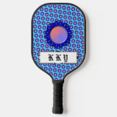 Blue Disk Ribbon von Kenneth Yoncich Pickleball Schläger (Rückseite)