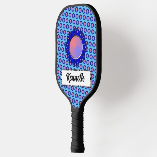 Blue Disk Ribbon von Kenneth Yoncich Pickleball Schläger (Links)