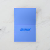 Blue Diva Greetings Card Karte (Innenseite)