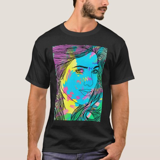 BLUE DIVING GIRL T-Shirt (Vorderseite)