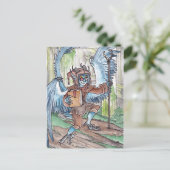 Blue Djinni Postcard Postkarte (Stehend Vorderseite)