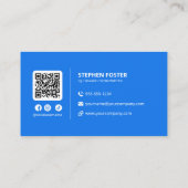 Blue DJs Signer Musiker Deejay Music Producer Visitenkarte (Rückseite)