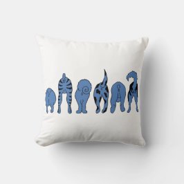 Blue Dog Hintern Kissen