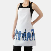 Blue Dog Hintern Schürze (InSitu)