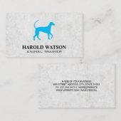 Blue Dog Logo Visitenkarte (Vorne/Hinten)