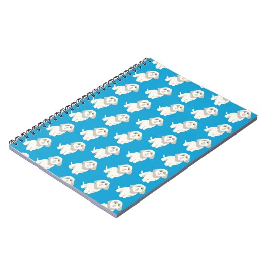 Blue Dog Notebook Notizblock (Linke Seite)