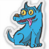 Blue dog origins aufkleber (Vorderseite)