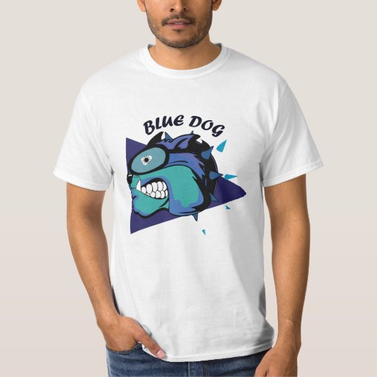 Blue Dog T - Shirt (Vorderseite)
