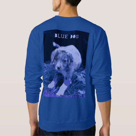 Blue Dog T-Shirt Sweatshirt (Rückseite)