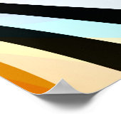 Blue Doggy - Sailor Fraktal Art Poster (Ecke)