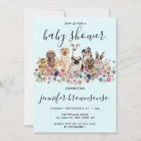 Blue Dogs Haustier Familienfeier Kinderdusche