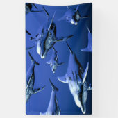 Blue Dolphin Banner (Vertikal)
