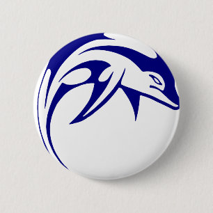 Blue Dolphin Button