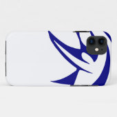 Blue Dolphin Case-Mate iPhone Hülle (Rückseite (Horizontal))