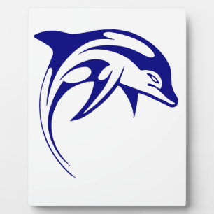 Blue Dolphin Fotoplatte