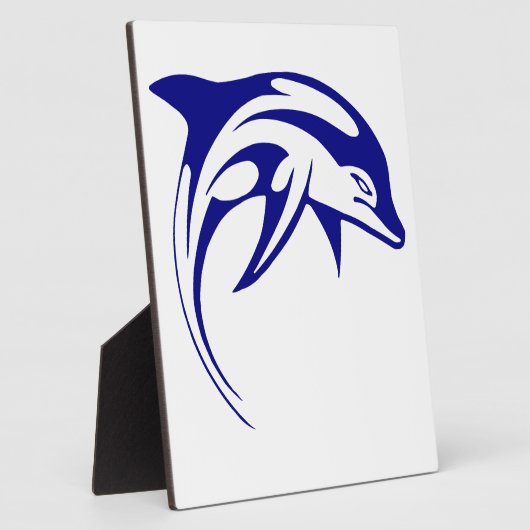 Blue Dolphin Fotoplatte (Seite)