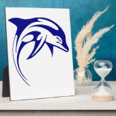 Blue Dolphin Fotoplatte (Seite)
