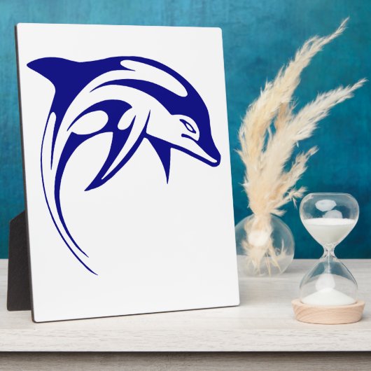 Blue Dolphin Fotoplatte (Seite)
