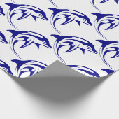 Blue Dolphin Geschenkpapier (Ecke)