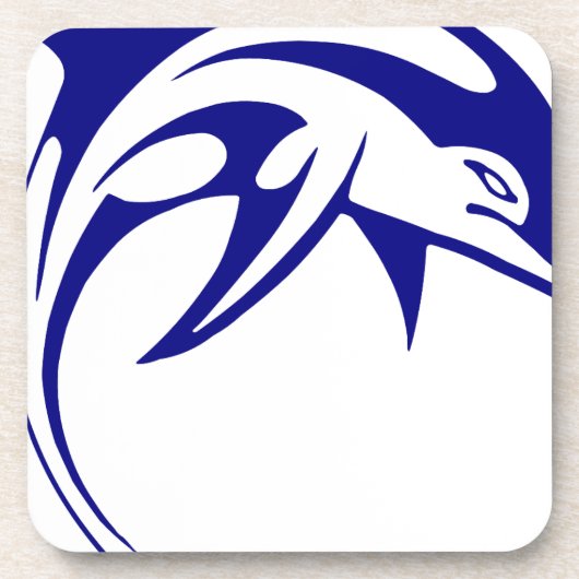 Blue Dolphin Getränkeuntersetzer (Vorderseite)