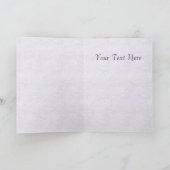 Blue Dolphin Grußkarte Karte (Innenseite)