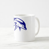 Blue Dolphin Kaffeetasse (VorderseiteRechts)
