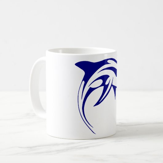 Blue Dolphin Kaffeetasse (Vorderseite Links)