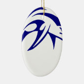 Blue Dolphin Keramik Ornament (Rechts)