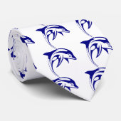 Blue Dolphin Krawatte (Gerollt)