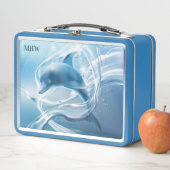 Blue-Dolphin-kundenspezifische Lunchboxen (Beispiel)