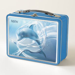 Blue-Dolphin-kundenspezifische Lunchboxen
