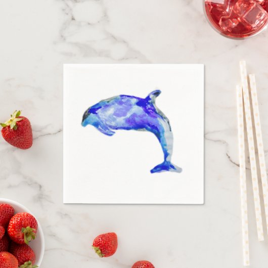 Blue Dolphin Napkins Serviette (Beispiel)
