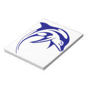 Blue Dolphin Notizblock (Rotiert)
